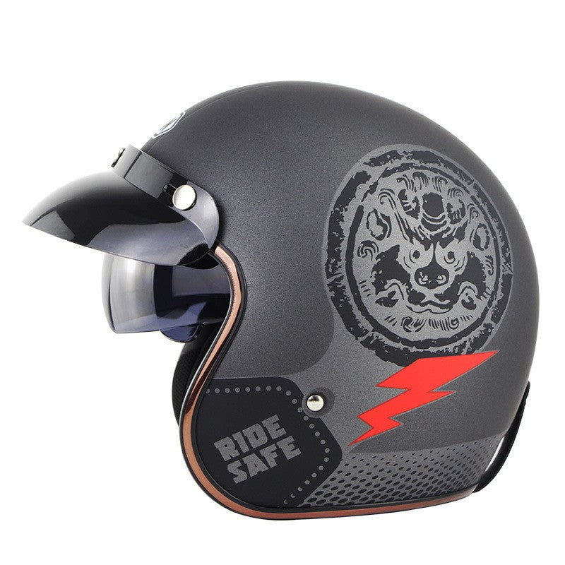 Casque d'équitation extérieur rétro pour hommes et femmes