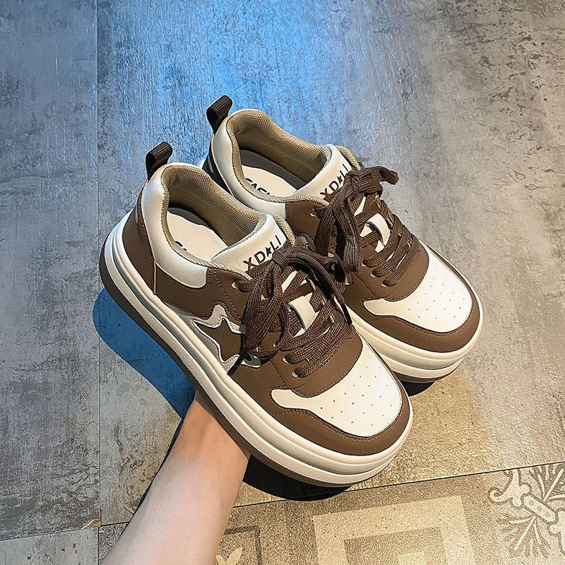 Fashionable et polyvalente Sneakers d'ajustement de la tête ronde Star