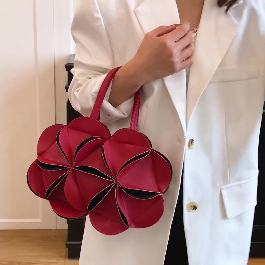 Femmes Rouge Petit sac à main Crossbody or Shooter Tote Style