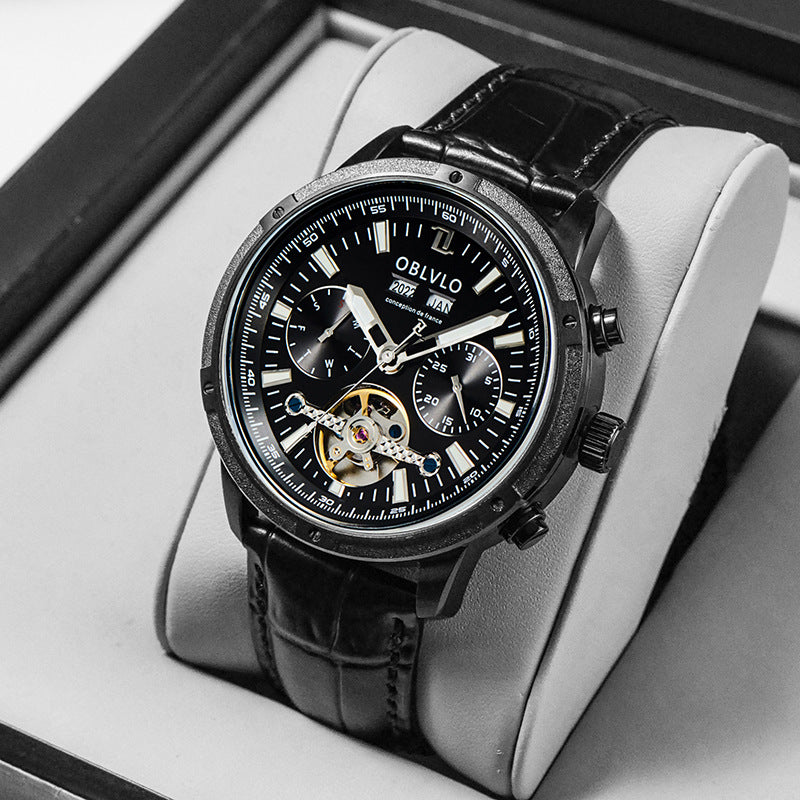 Montre de mode multifonctionnelle pour hommes