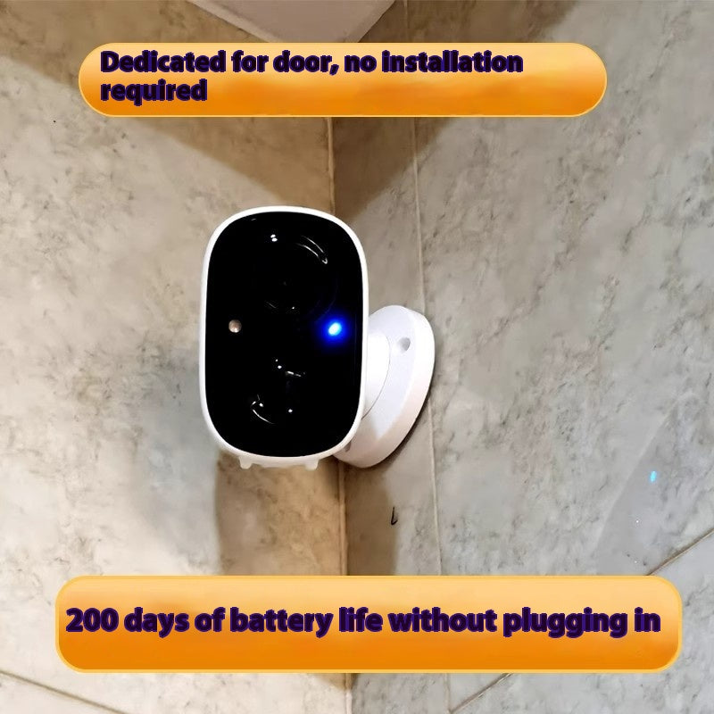 Caméra de surveillance de la batterie Connexion Wifi sans fil Téléphone mobile Remote Plug-in Punch-fre