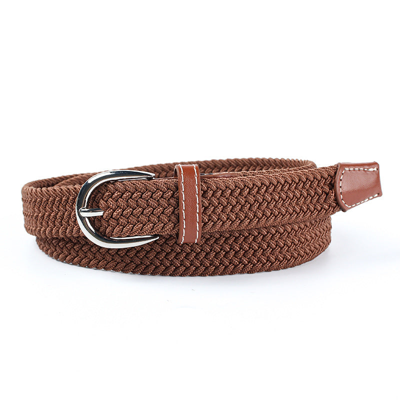 Toile étudiante jeune ceinture élastique tressée