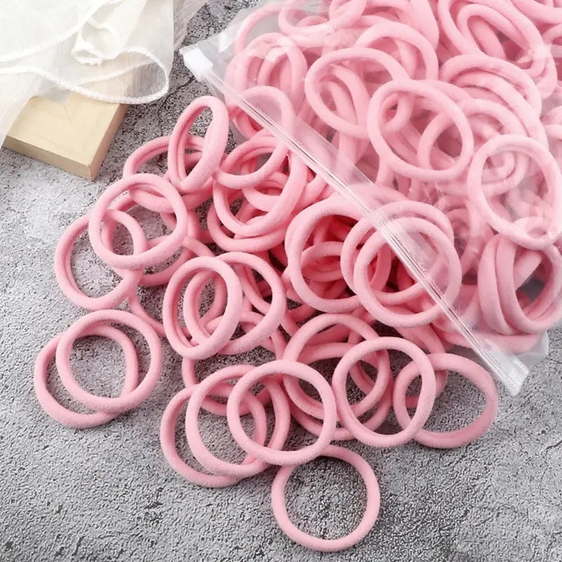 Serviette Anneau Bandes de cheveux 4cm Solid Couleur Élastique Rope de cheveux femelle Hauteur Accessoire de cheveux pour P