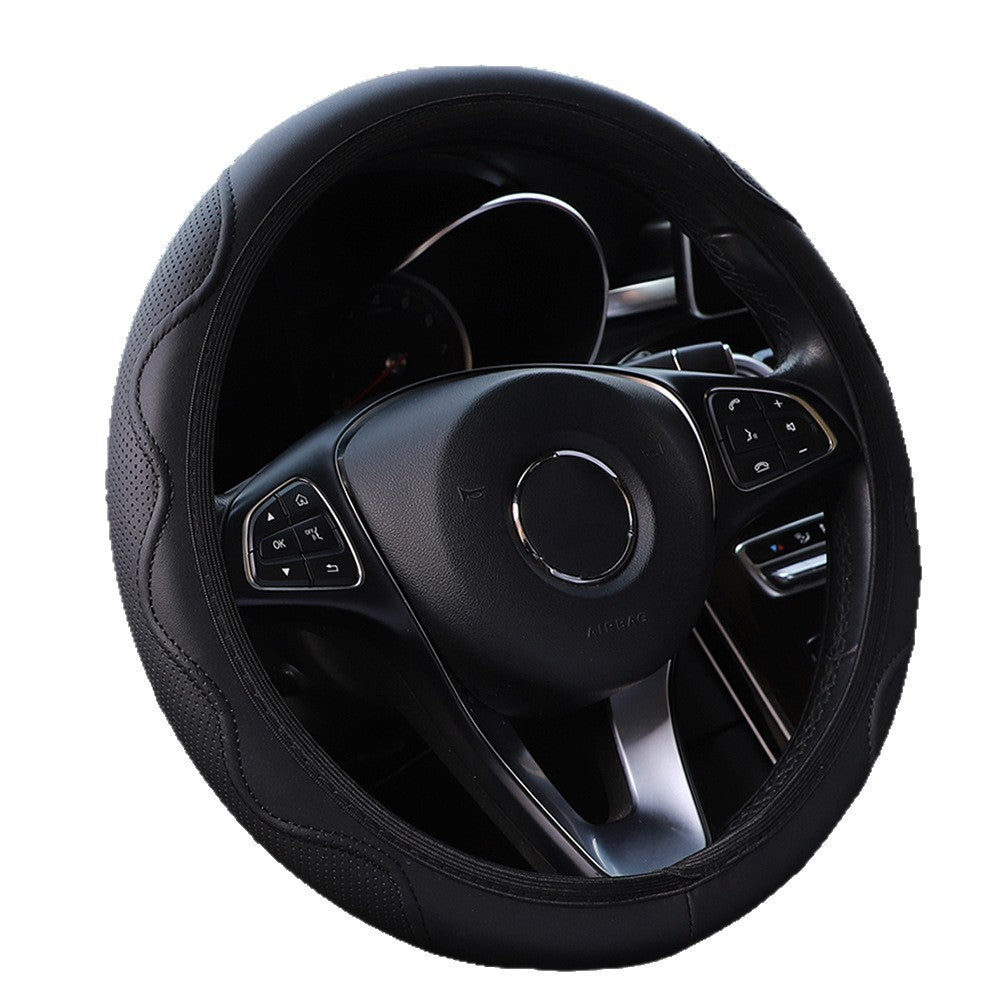 Couverture de volant de voiture sans bague intérieure élastique et réglable
