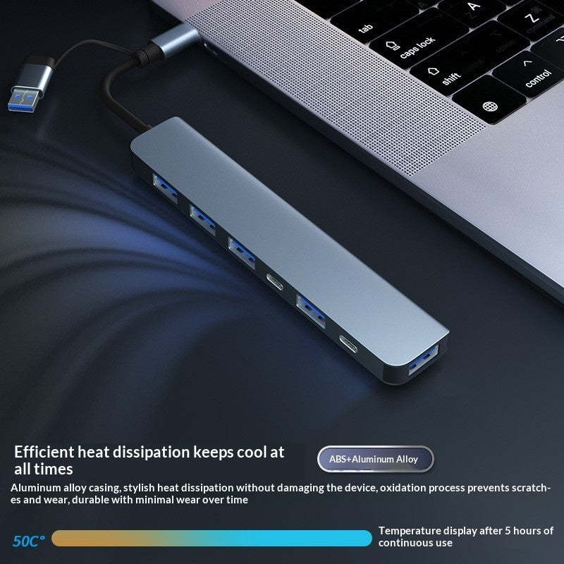 Extendeur d'ordinateur portable 8-en-1 à double tête multifonctions