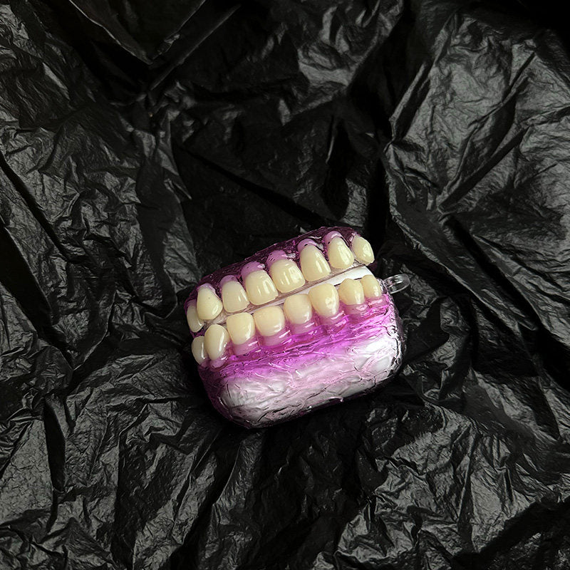 Coque de protection de l'oreille pourpre créative