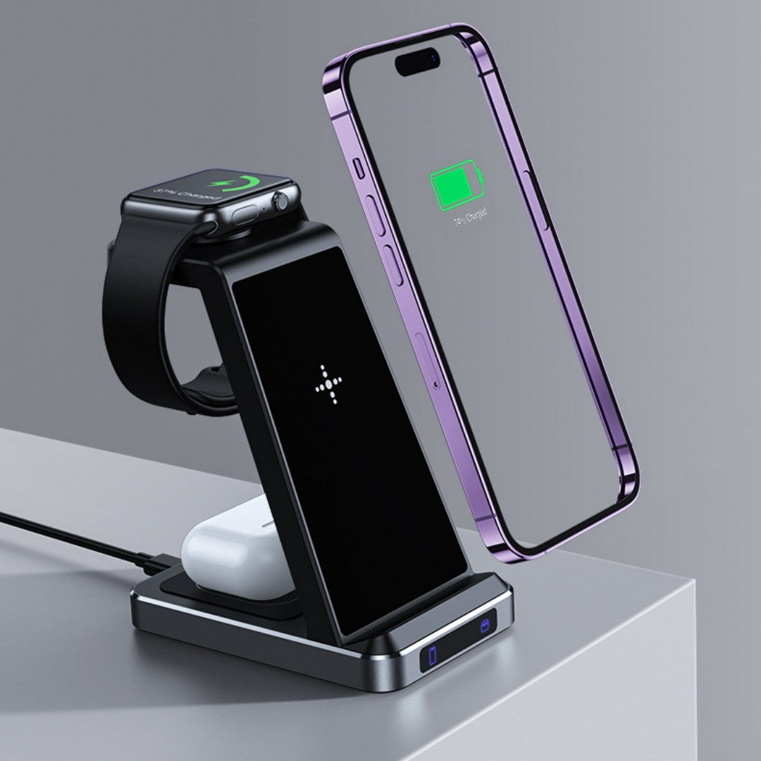 Chargeur sans fil multifonctionnel AirPods Mobile Phone Watch