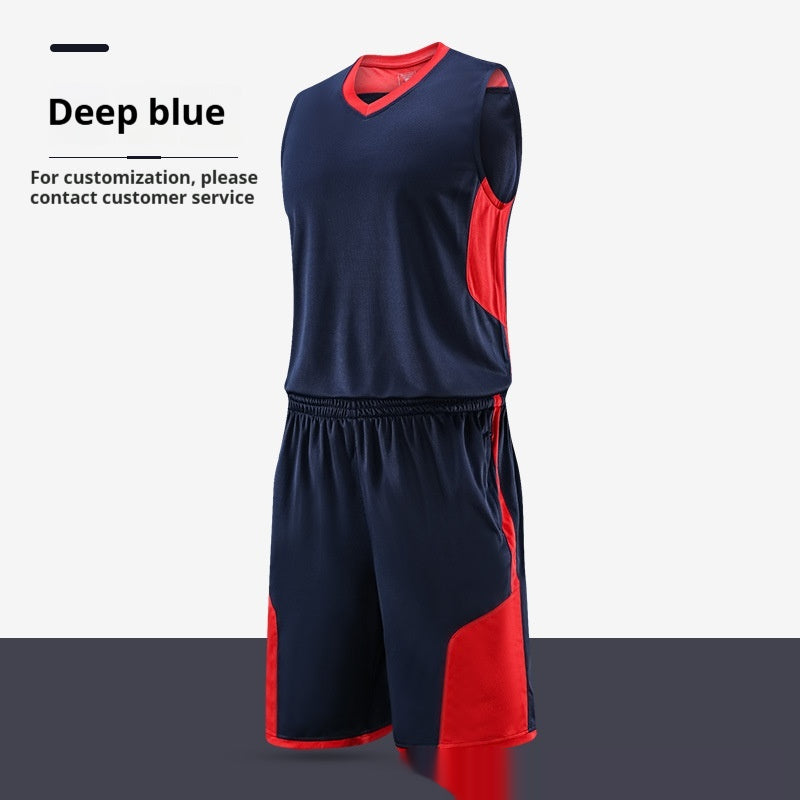Basketball wear Suit Training Competition Team Uniform Team Vest Printed Breathable Sports