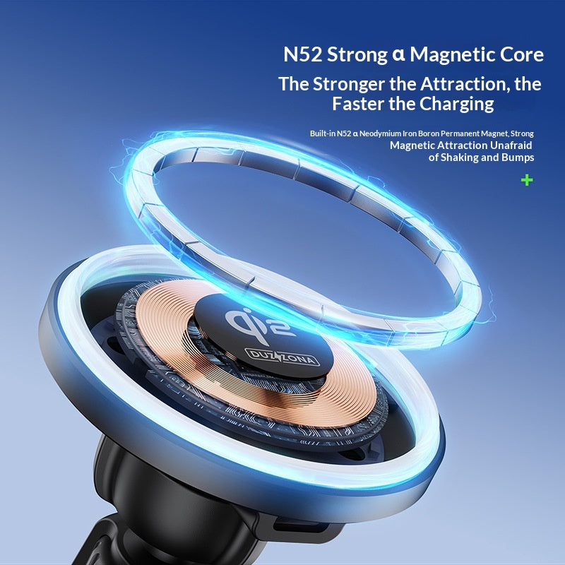 Chargeur de voiture sans fil magnétique Qi2 15W