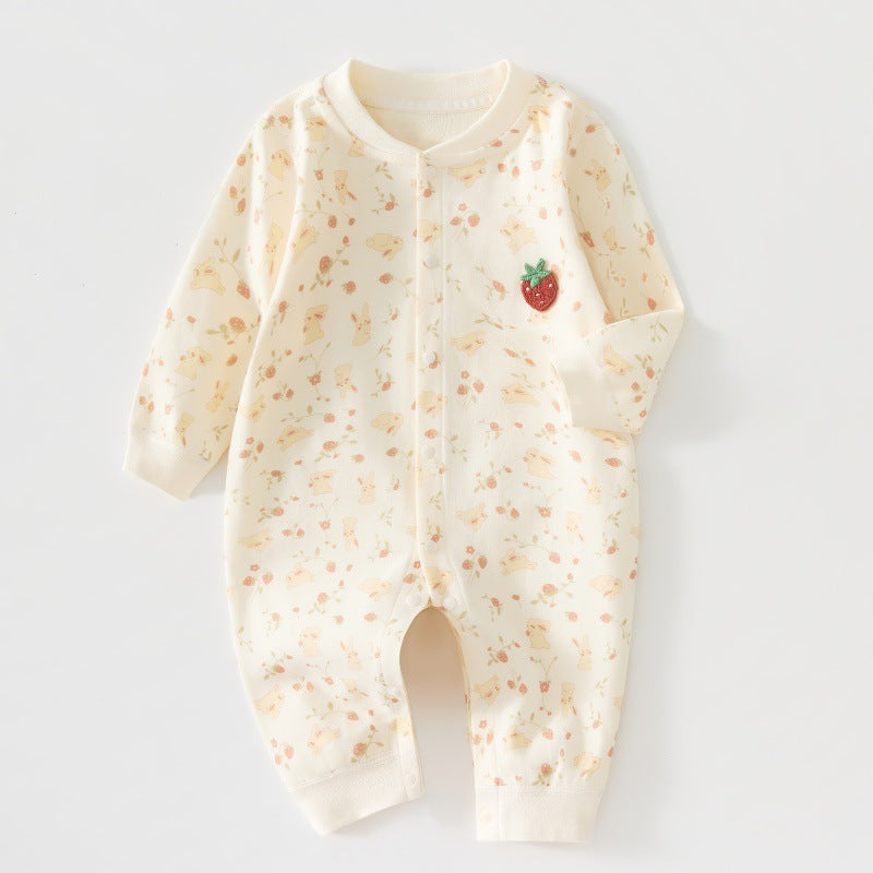 Nouveau-né Springautumn Vêtements Unisexe Bébé Onesie