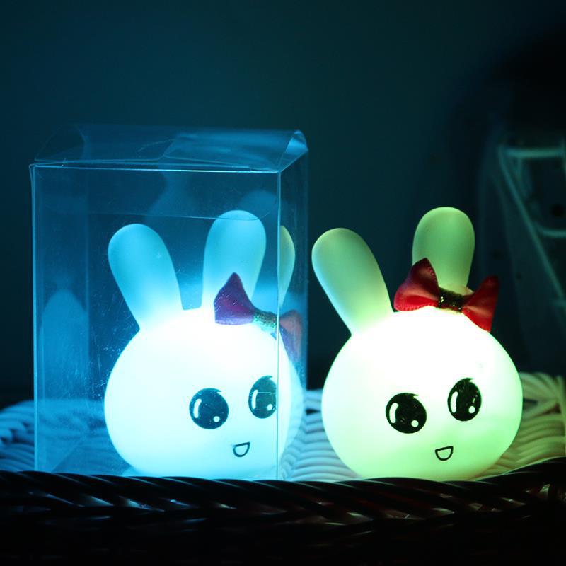 École primaire maternelle Tanabata cadeau mignon lapin lumière de nuit
