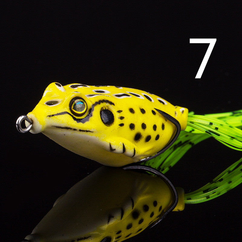 Bionic Thunder grenouille oeuf grenouille noir costume haute carbone acier crochet double