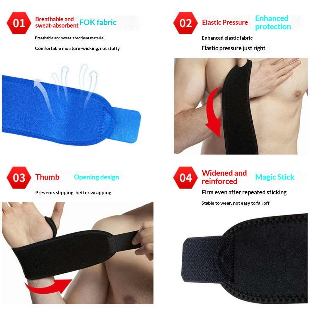Bandes de poignets sport à compression circulaire