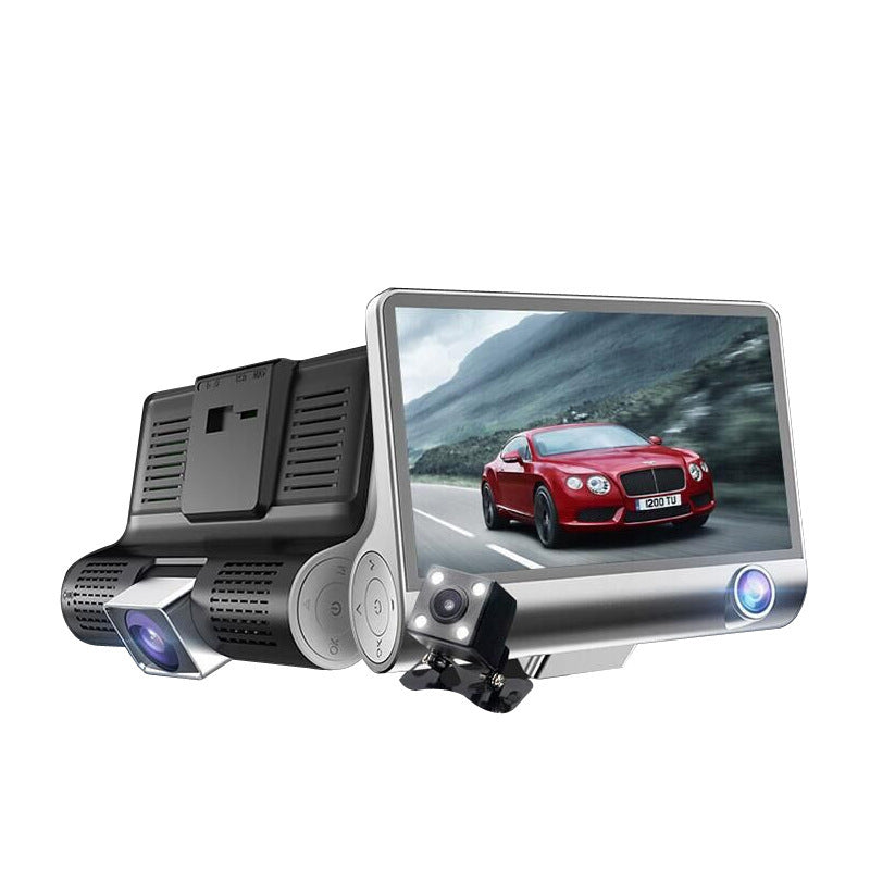 Trois Lens Dashcam cachée avant et arrière