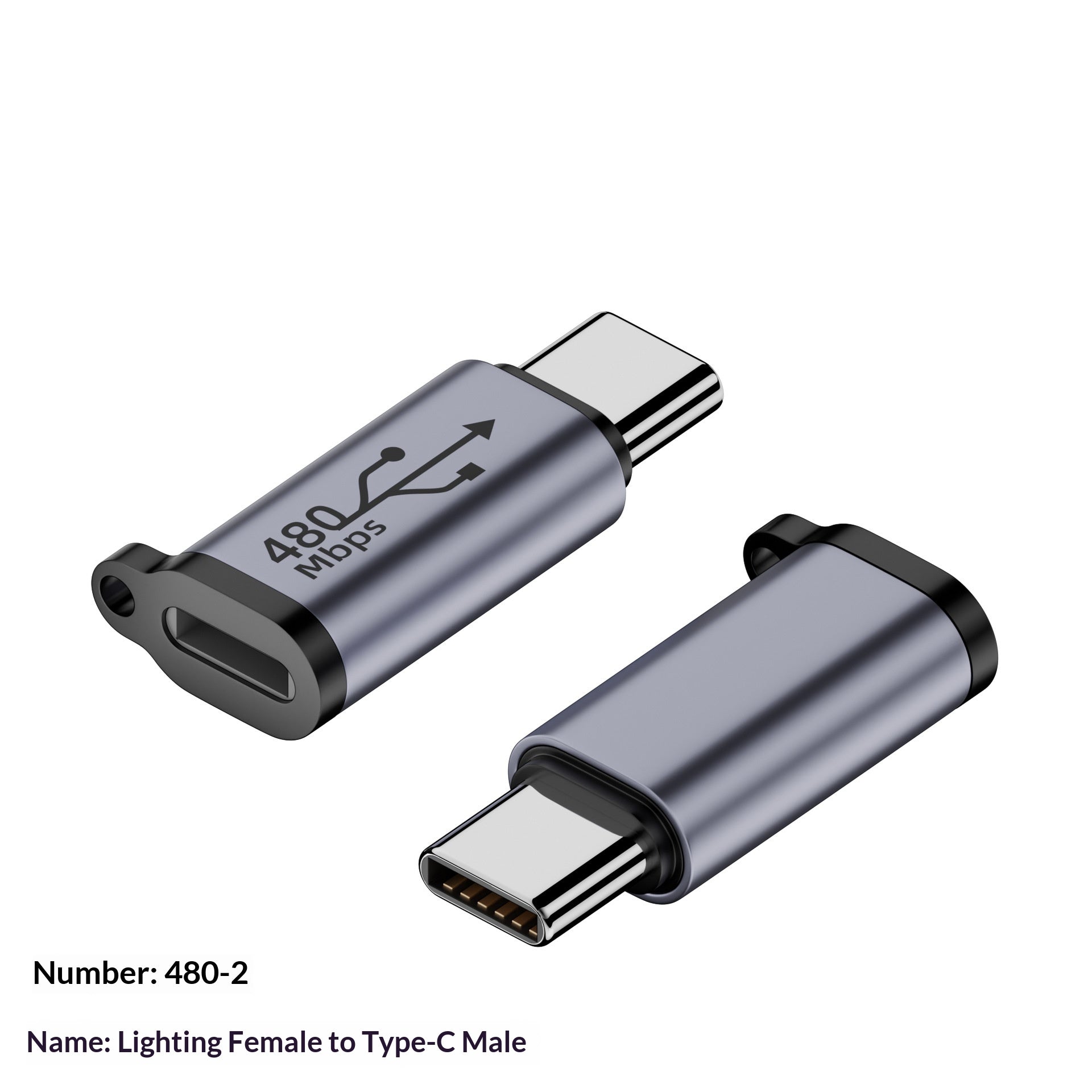 Adaptateur USB to Mini V3 to Adaptateur de câble de charge de type C Micro-port