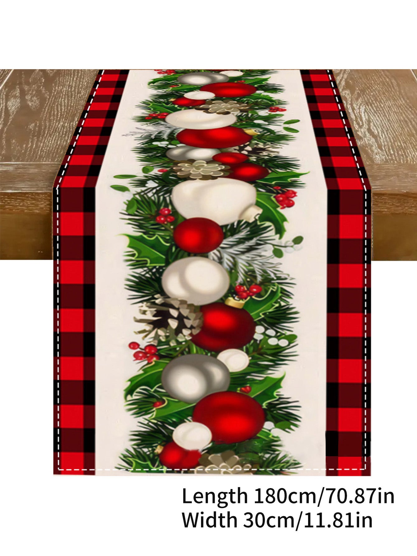Table de restaurant Drapeau-Pearl Style-30 180cm-1 pièce