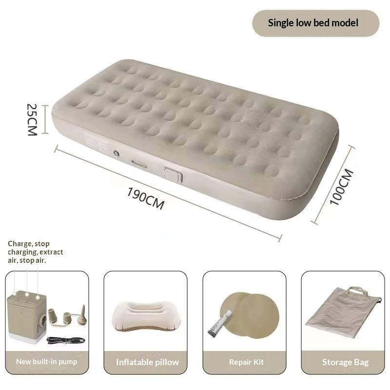 Matelas gonflable extérieur portable