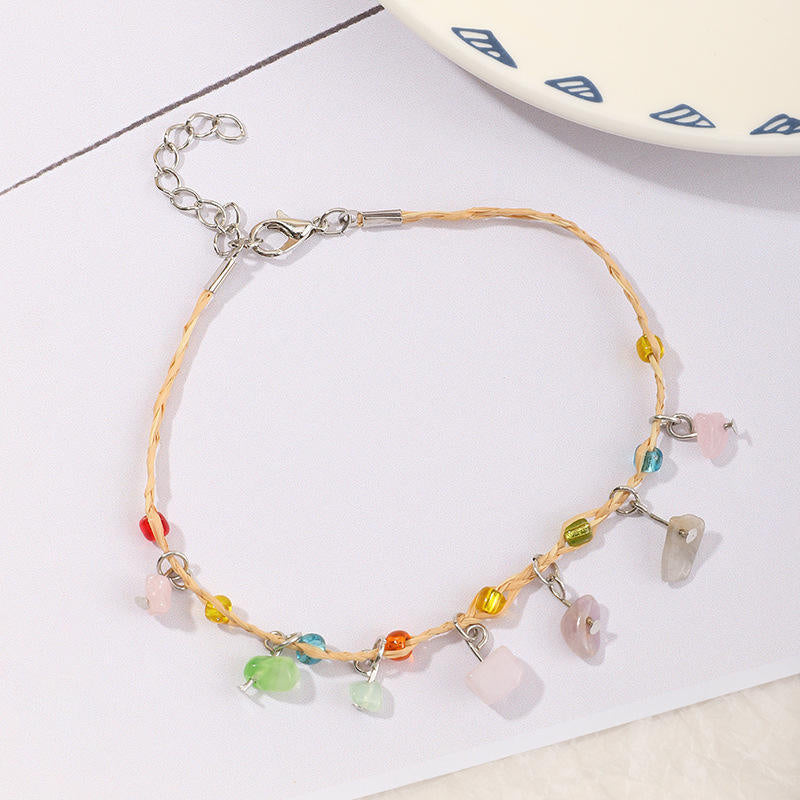 Bracelet de galets de Raffia