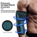 Sports Elbow Guard Compresse élastique à quatre faces en nylon respirant