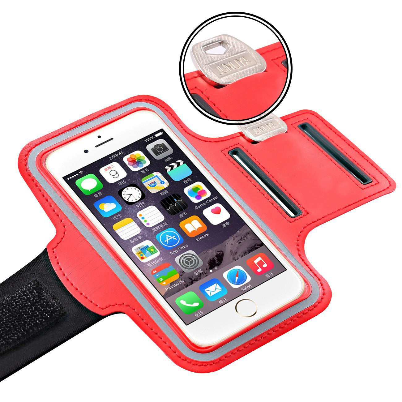 Sports de plein air Téléphone Arm Sac de fitness Running Rangement Arm Pouch Touchscreen Compatible Wris