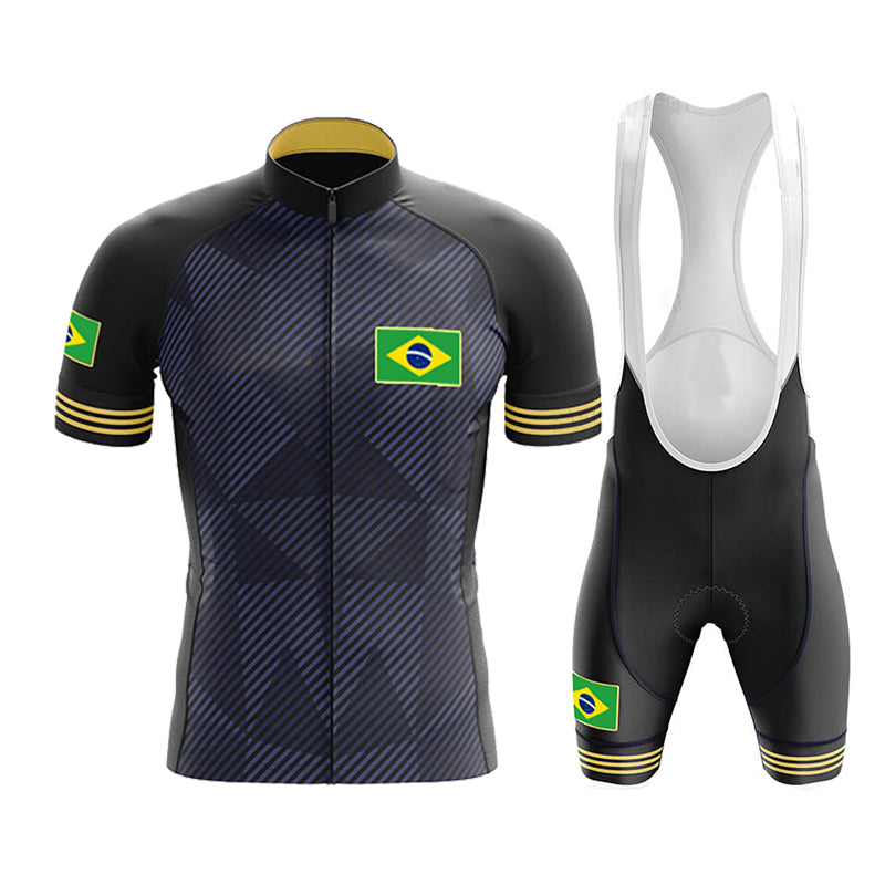 Été Brésil Team Cycling Jersey Men's Tracksuit