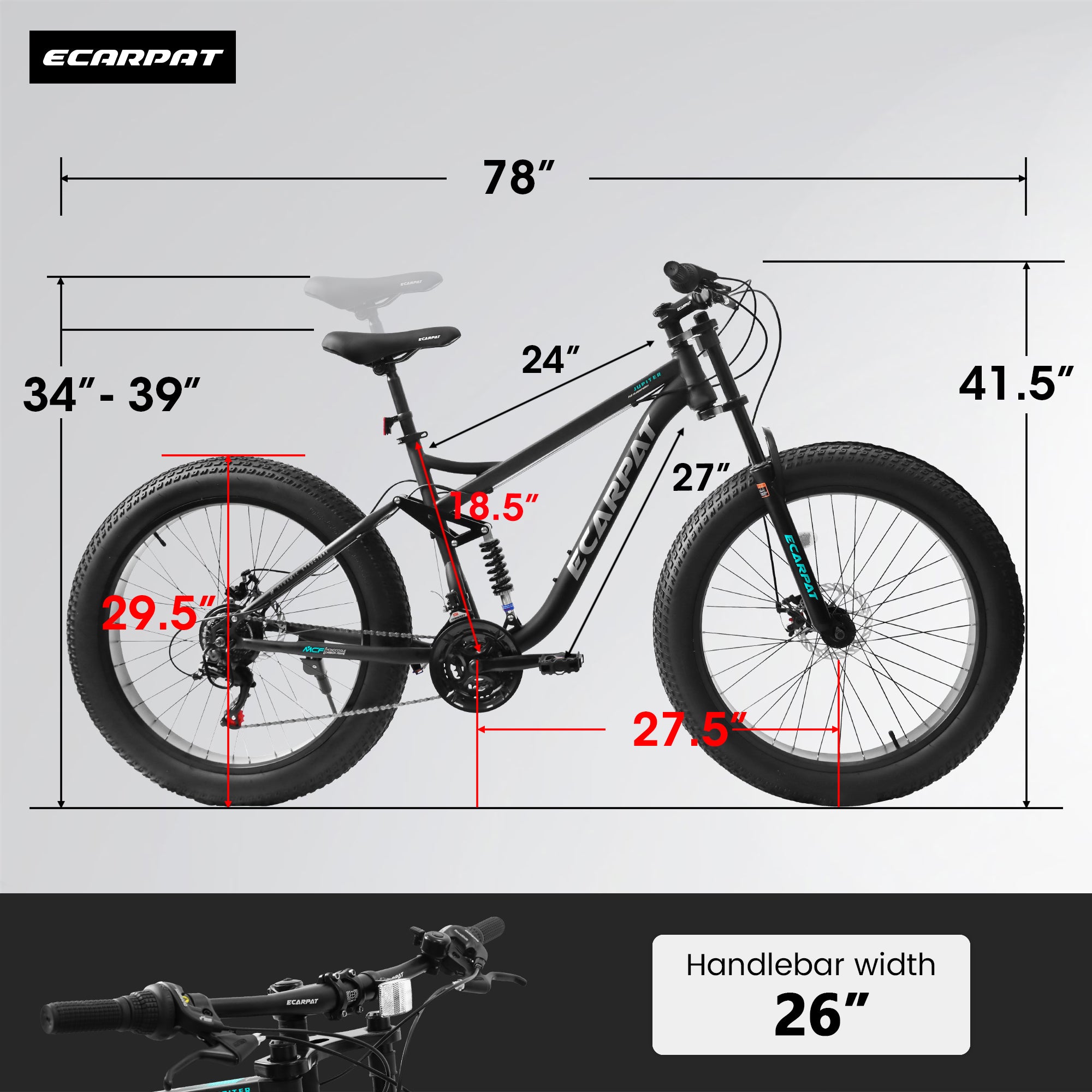 A26309 Vélo de montagne de 26 pouces