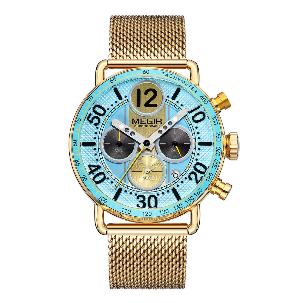 Montre Quartz pour hommes d'affaires mode
