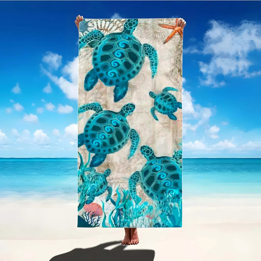 Serviette de plage en microfibre à séchage rapide