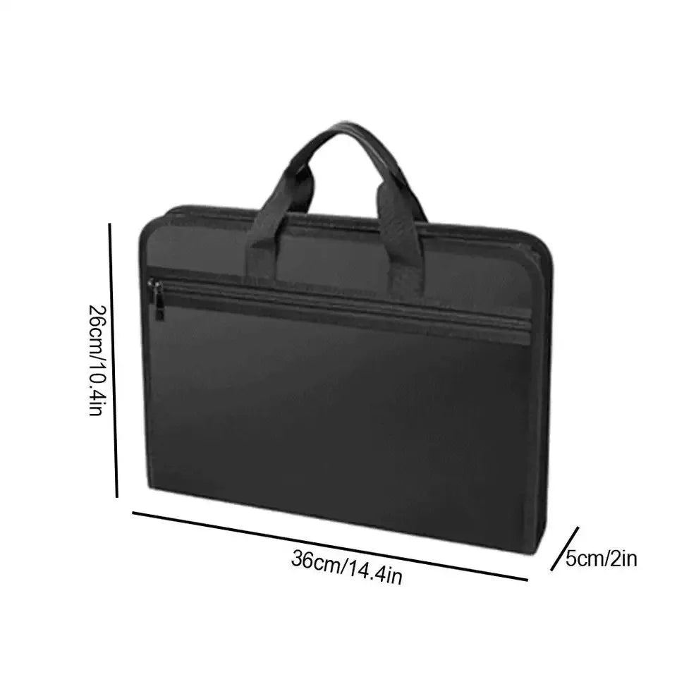 Sac de document ignifuge mallette étanche argent sûr