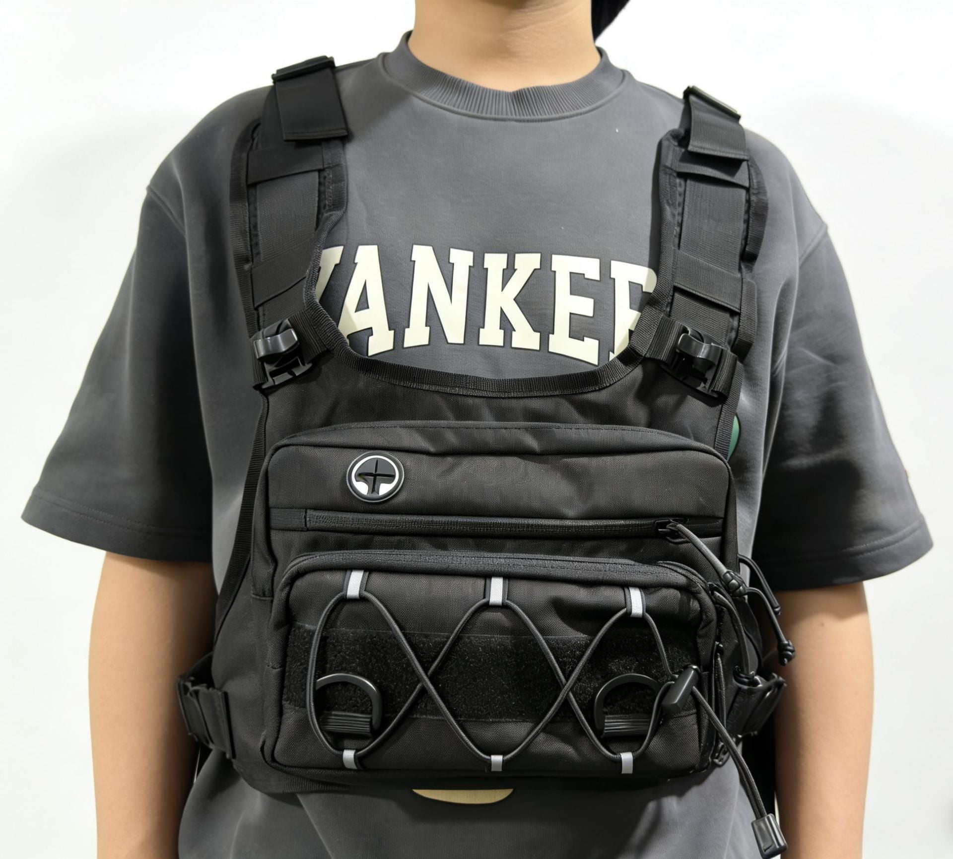 Tactical Chest Pack multifonctionnel adapté à la course sur piste