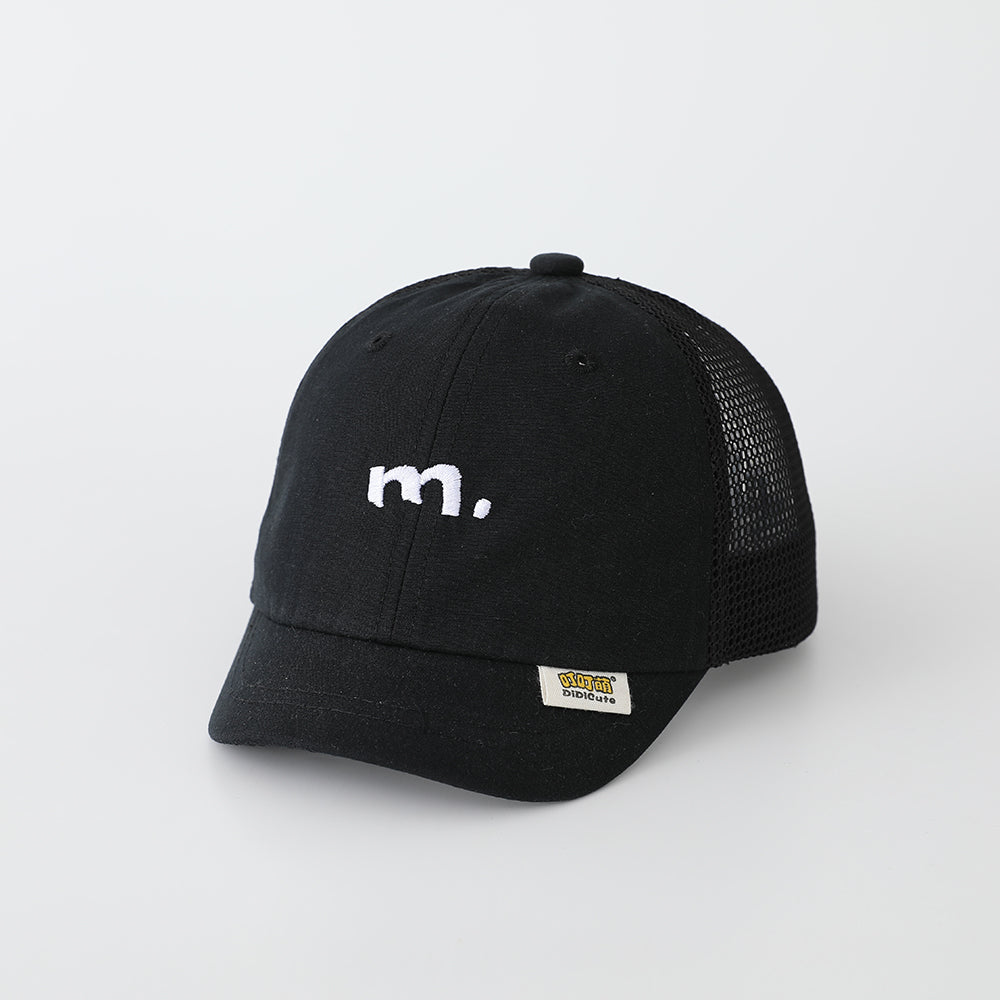 Garçon et fille bébé côté Mesh respirant lettre mignon brodé Casquette de baseball pour le printemps et