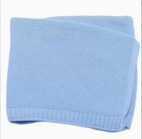 Nom brodé Baby tricoté coton Nap Personnalité Canapé Blanket