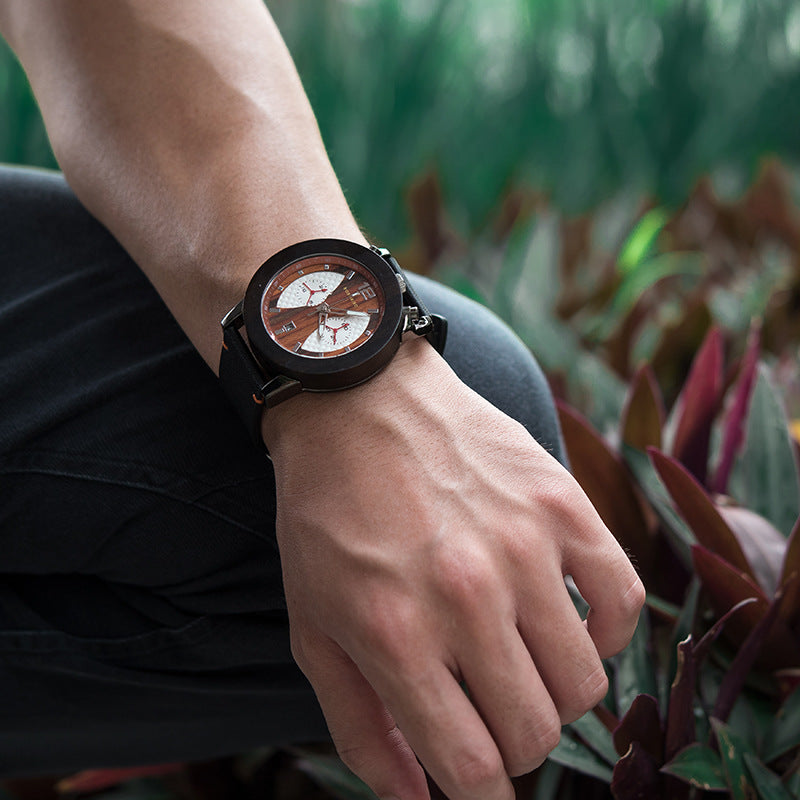 Modèle de montre en bois T30