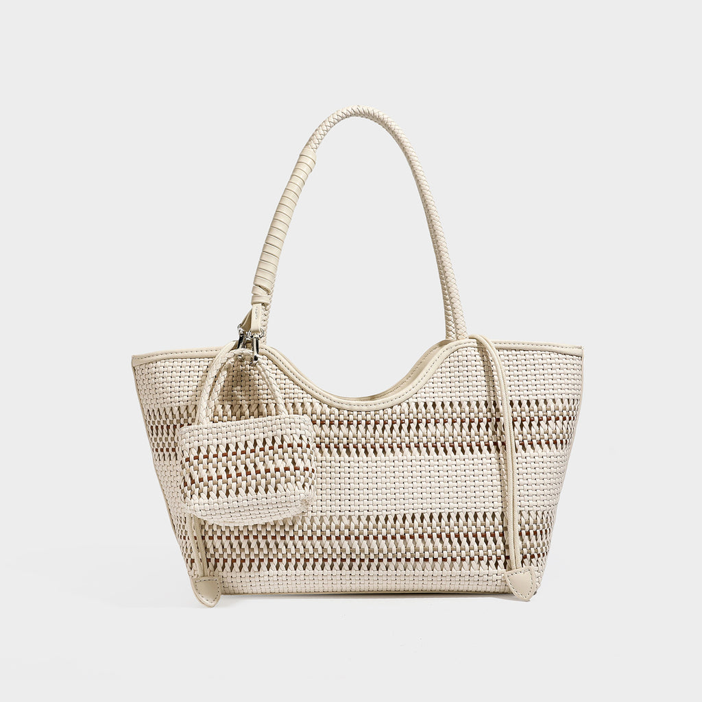 Sac à bandoulière fashionnable Grande capacité de vacances style simple