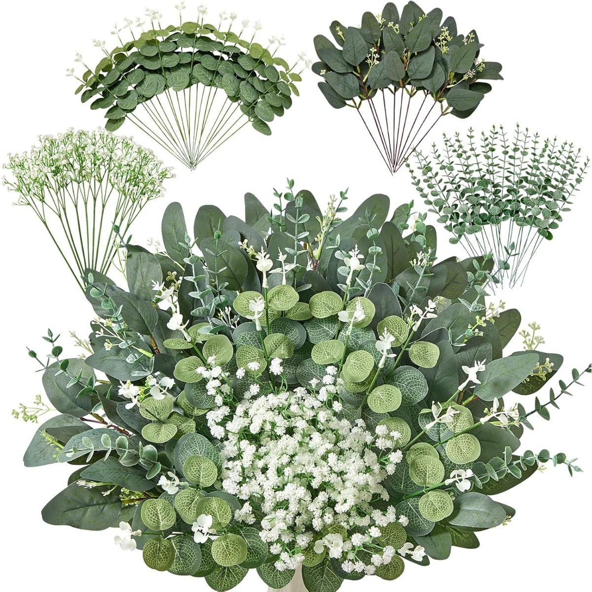 Ensemble de plantes vertes de 120