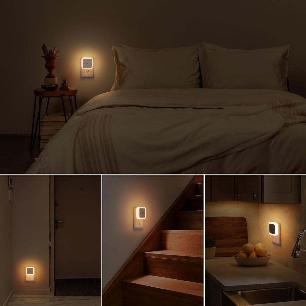 Lumière de nuit, lumières de nuit Plug Into Wall 8-Pack, Lampe de nuit Plug In Night Light, Dusk To D