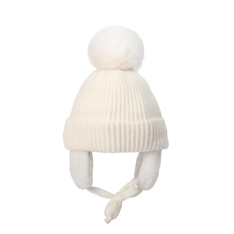 Chapeau de laine d'automne et d'hiver mignon pour enfants