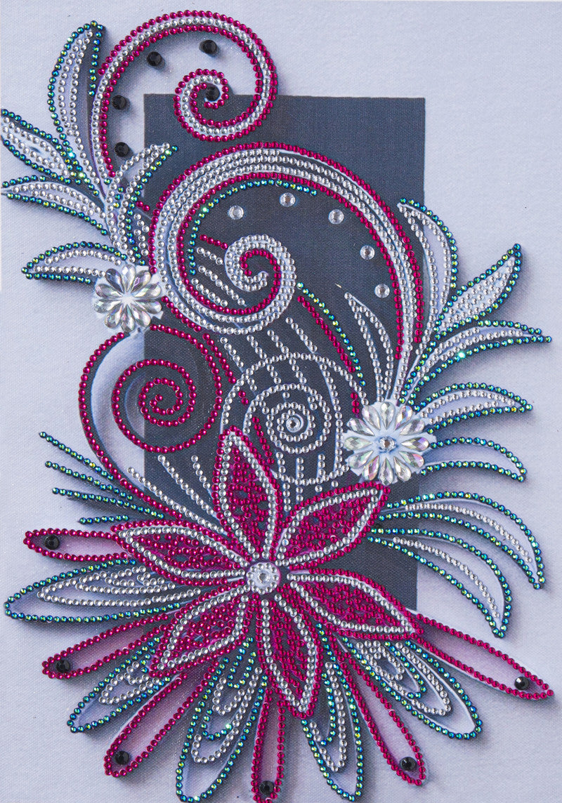 Crystal spécial en forme de fleur de diamant brillant Living Room Porch décoration peinture