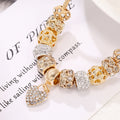 Bracelet Amazon Explosions Alliage de bricolage Large Trou Perles Bracelet Or Perles Européennes Bracele