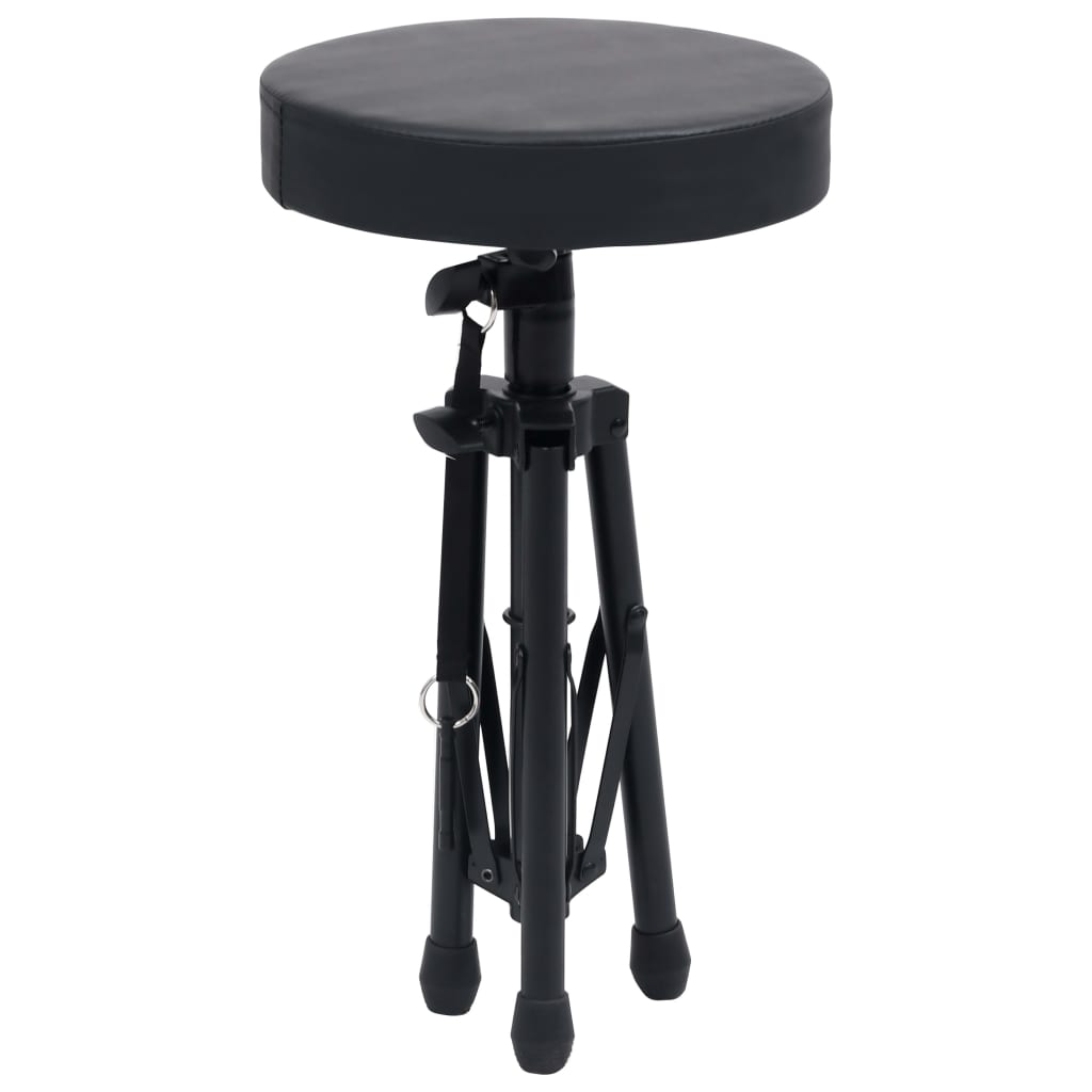 Porte-clefs et tabouret double-croisement noir