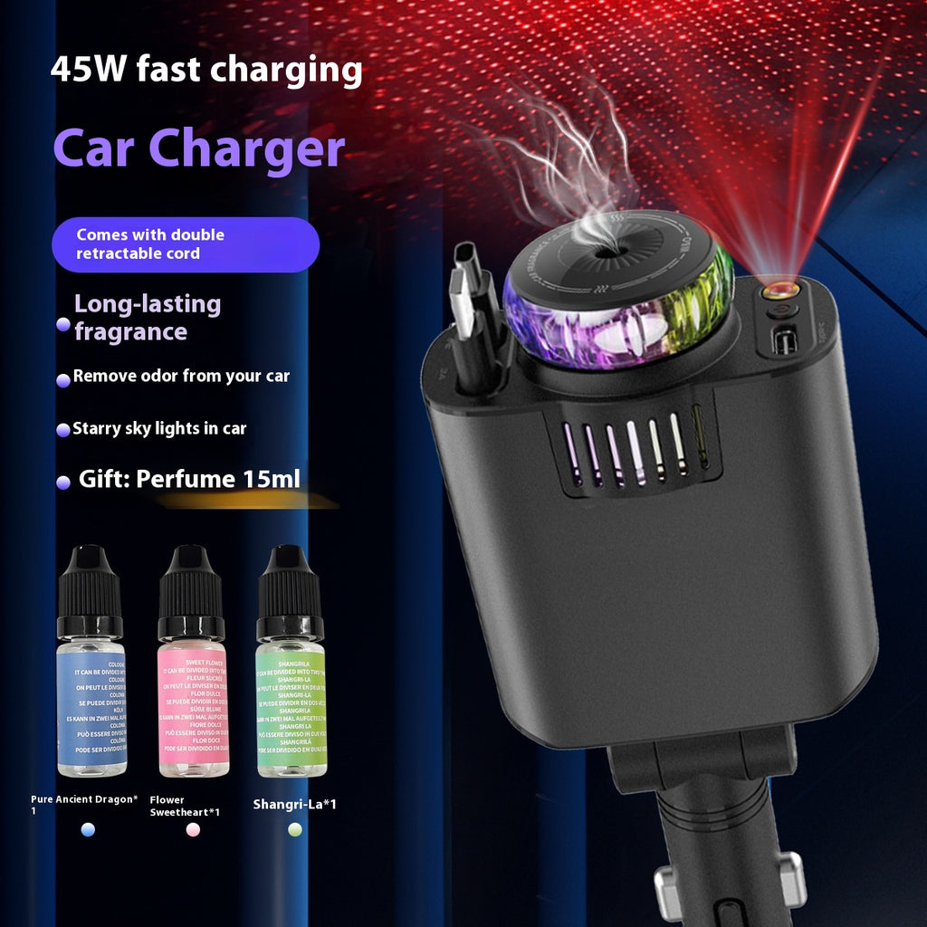 Perfume Starry Sky Super Fast Charging Car Charger