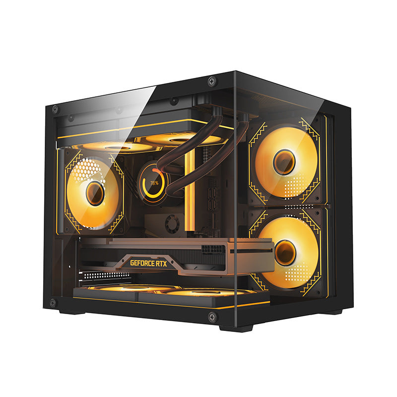 Bureau Matx carte mère côté verre transparent châssis Diy Shell