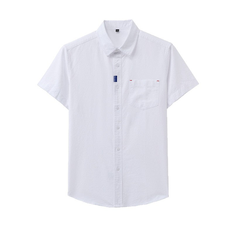 Chemise en coton respirant casual pour hommes
