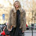 Enveloppe de Faux Fur Intégrée Automne Real Fur