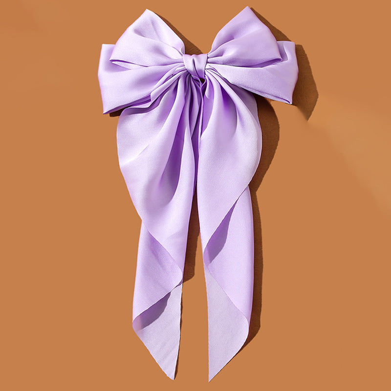 Bow Ribbon Hairpin Tissu rétro simple
