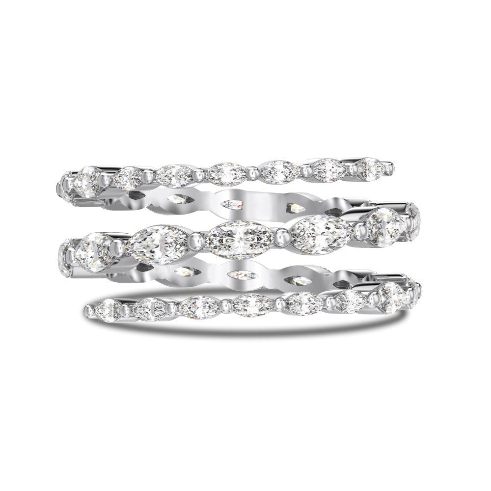 Anneau Femme Printemps Design Bracelet incrusté