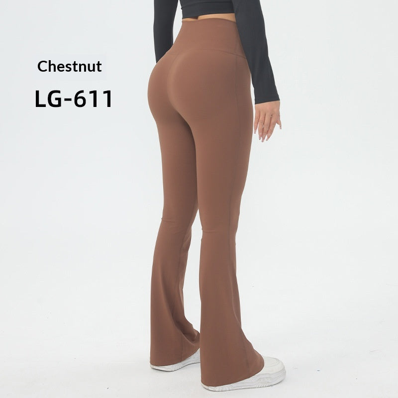 Pantalons de remise en forme avec jambes larges Slimming quand le vêtement de dessus convient pour le style extérieur