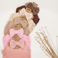 Pure Color Ruffles Serviette Salive pour Enfants