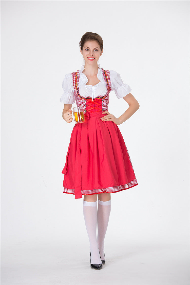 European and American German Beer Festival Vêtements Bar Waiter Maid Suit