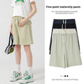 Le short des femmes enceintes Cropped L'été des femmes hors de portée mince haute taille large jambe